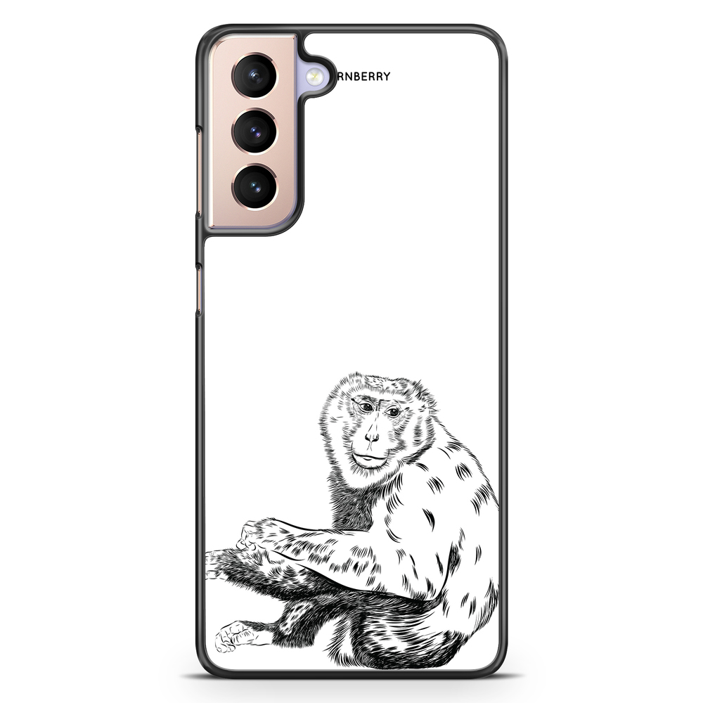 Samsung Galaxy S21 Case - Calm Monkey
