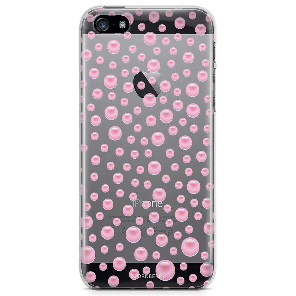 iPhone 5/5S/SE (2016) TPU Case - Pink Pearls
