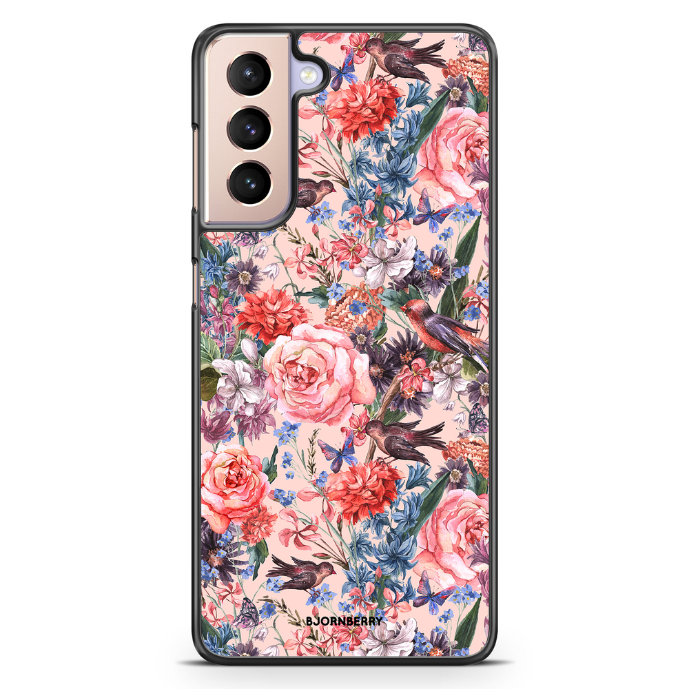 Samsung Galaxy S21 Case - Birds & Flowers