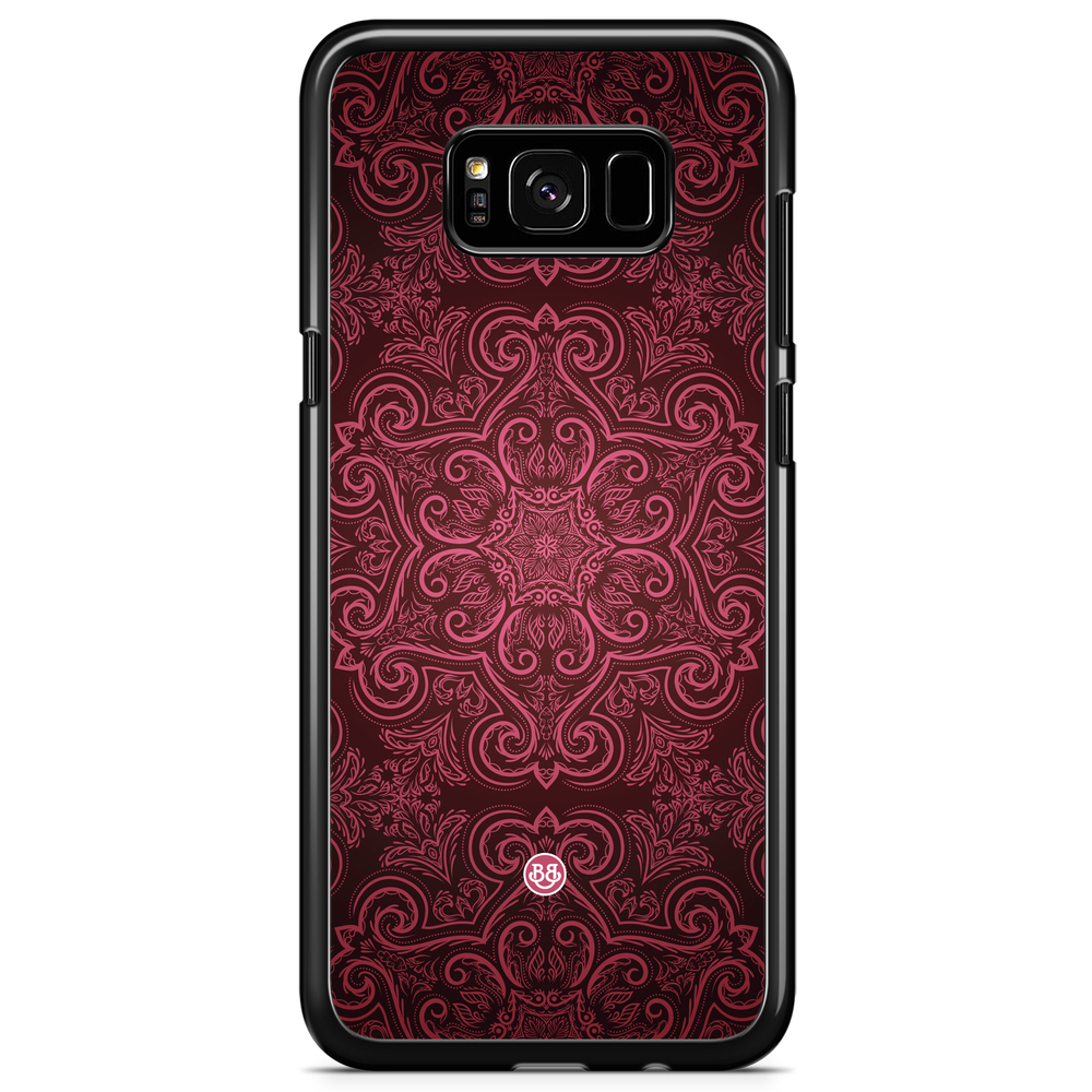 Samsung Galaxy S8 Plus Case - Red Retro Pattern