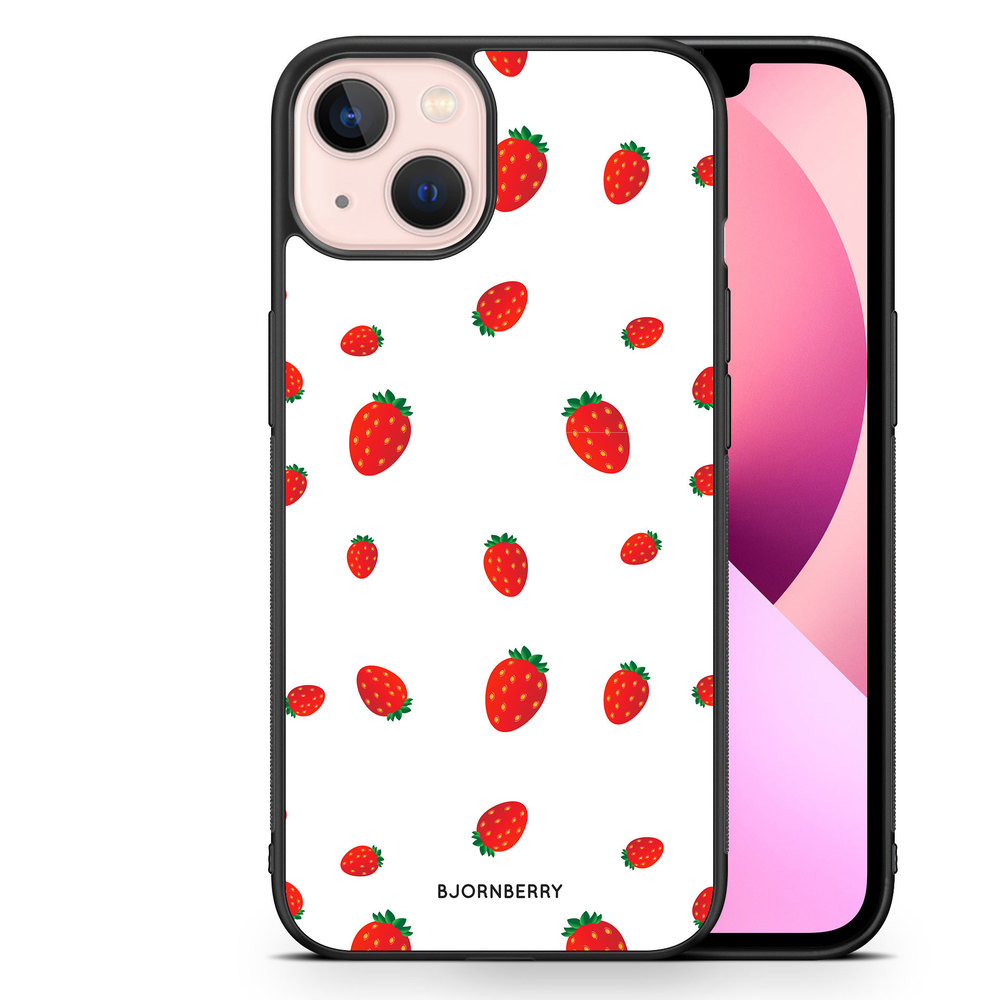 iPhone 13 Case - Strawberry Pattern