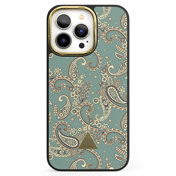Naive iPhone 13 Pro Skal - Paisley Green