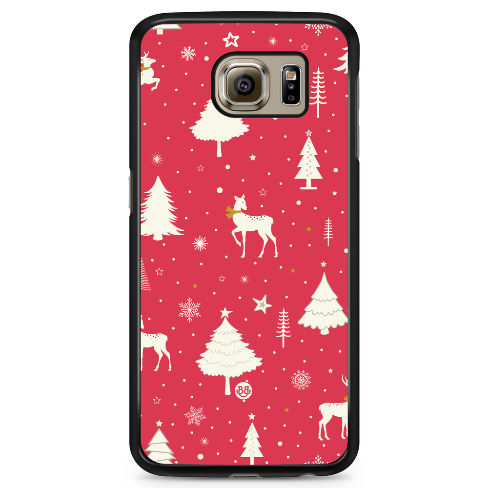 Samsung Galaxy S6 Case - Red Christmas
