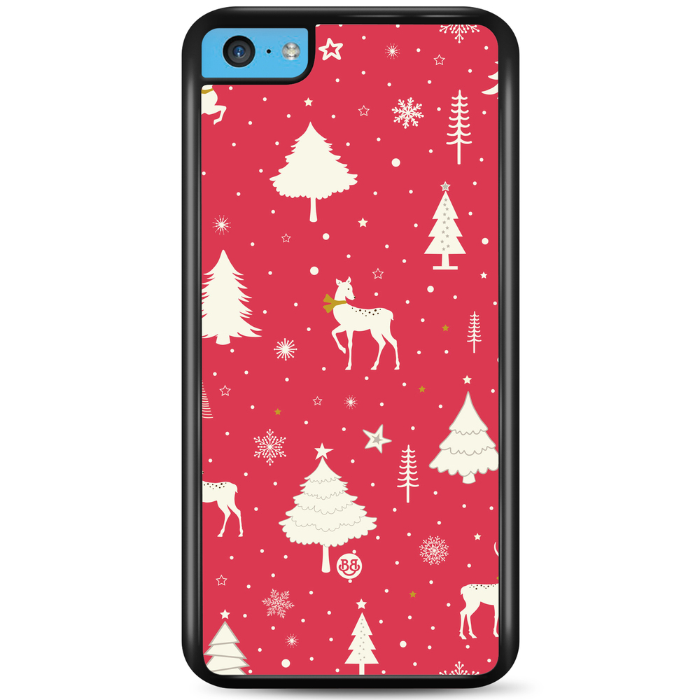 iPhone 5C Case - Red Christmas