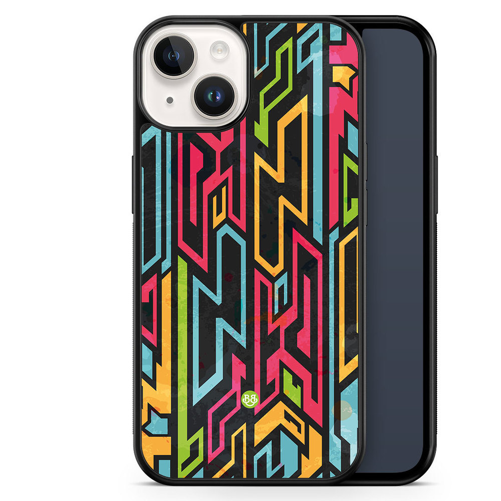 iPhone 14 Case - Colored Tribal