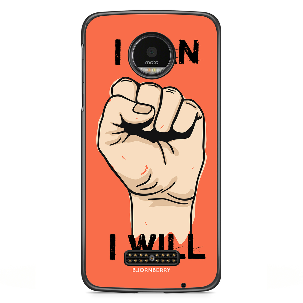 Motorola Moto Z Case - I CAN I WILL