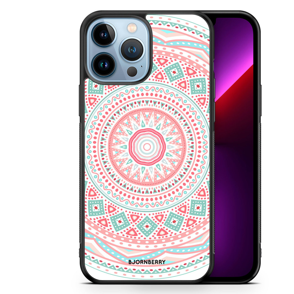 iPhone 13 Pro Max Case - Pastel Mandala