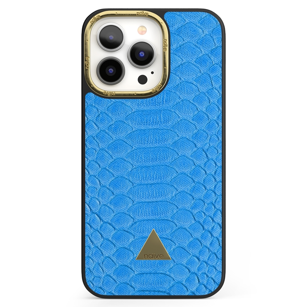 Naive iPhone 13 Pro Case - Indigo Snake