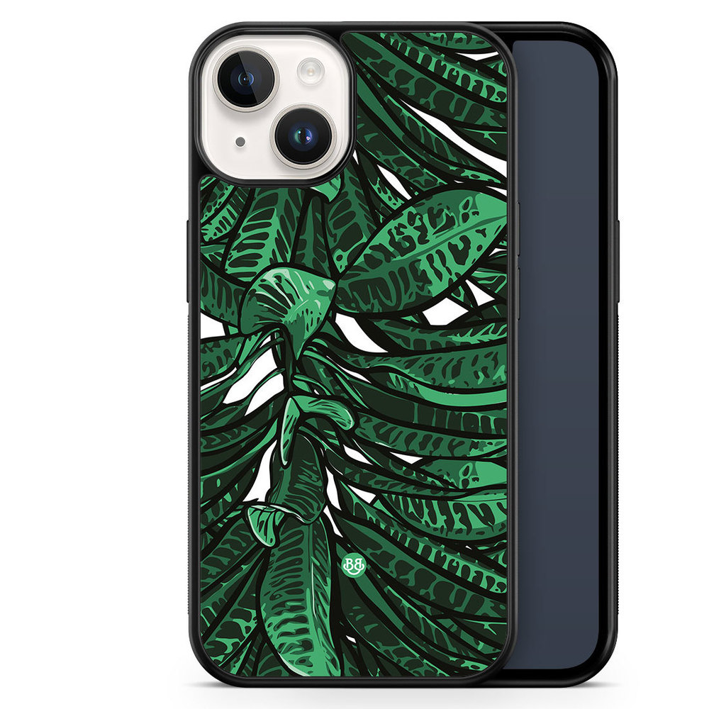 iPhone 14 Case - Tropical leaves