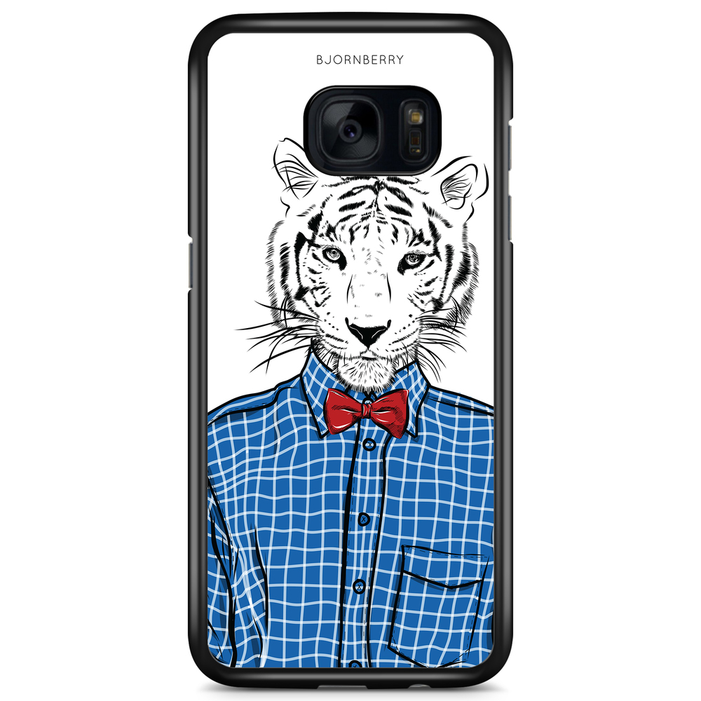 Samsung Galaxy S7 Case - Hipster Tiger