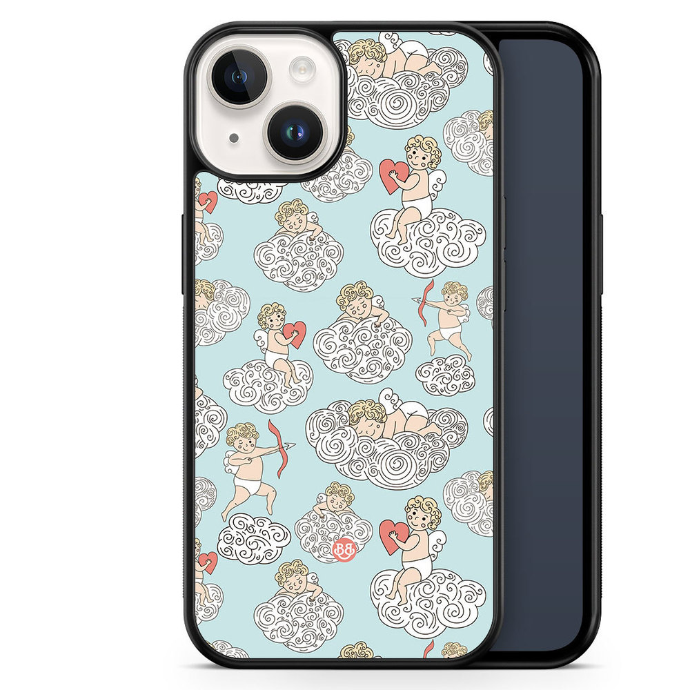 iPhone 14 Case - Angels and Clouds
