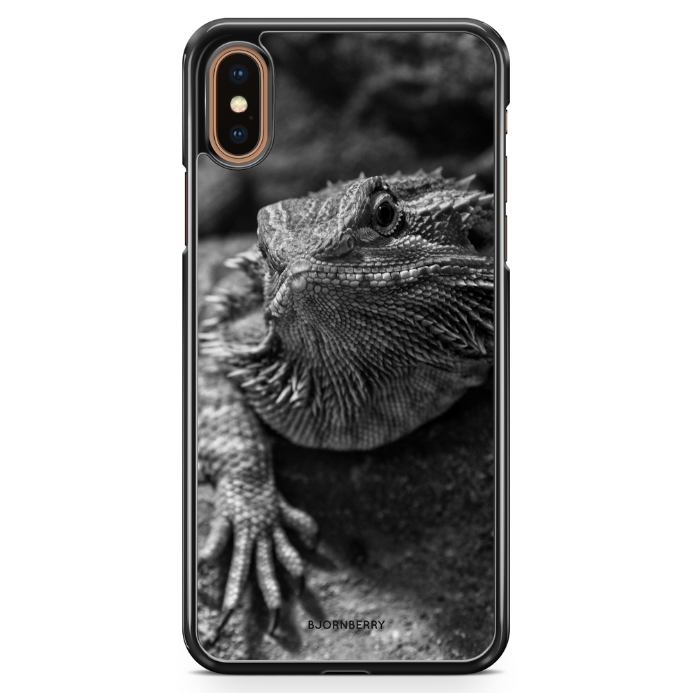 iPhone XS Max Case - Black/White Lizard