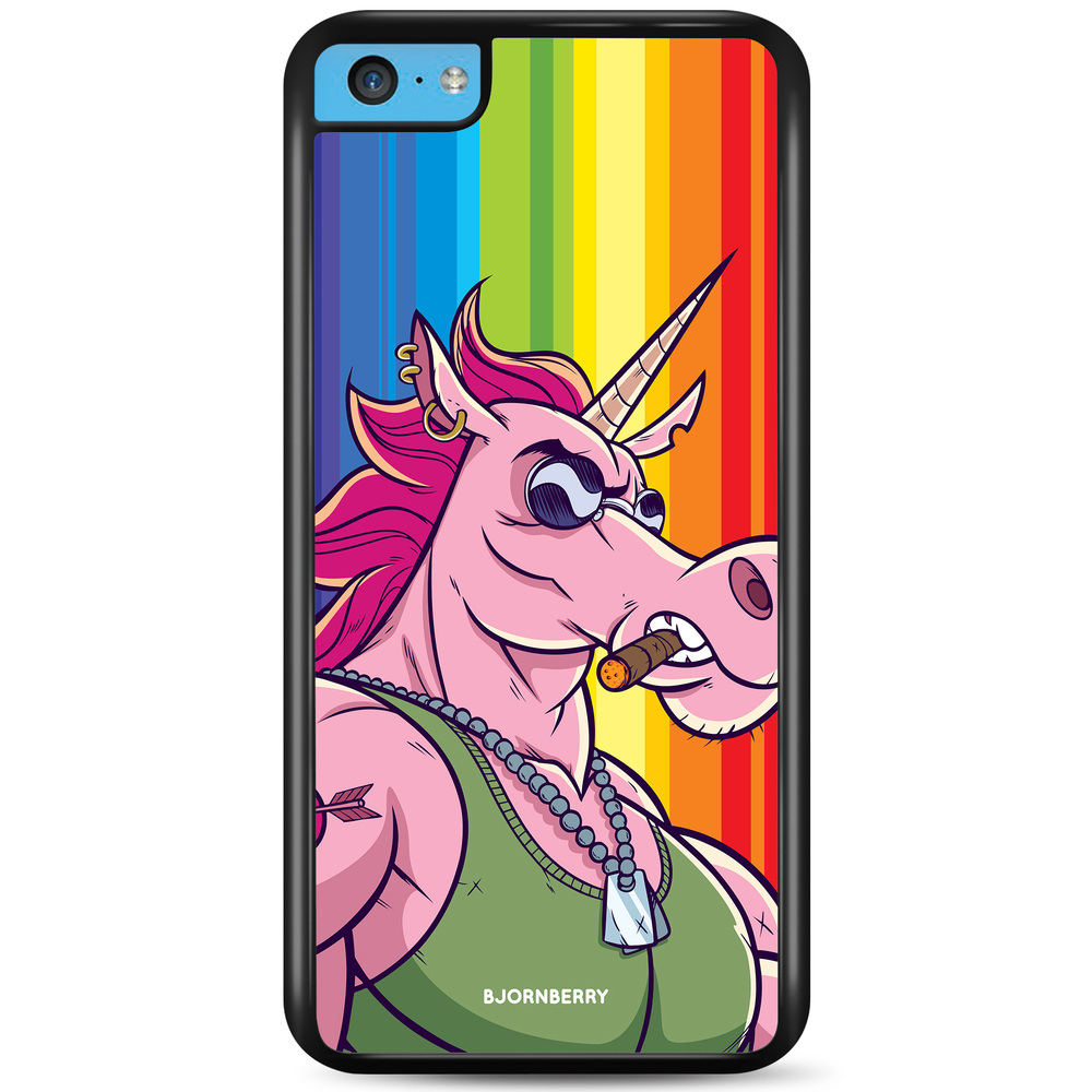 iPhone 5C Case - Muscle Unicorn