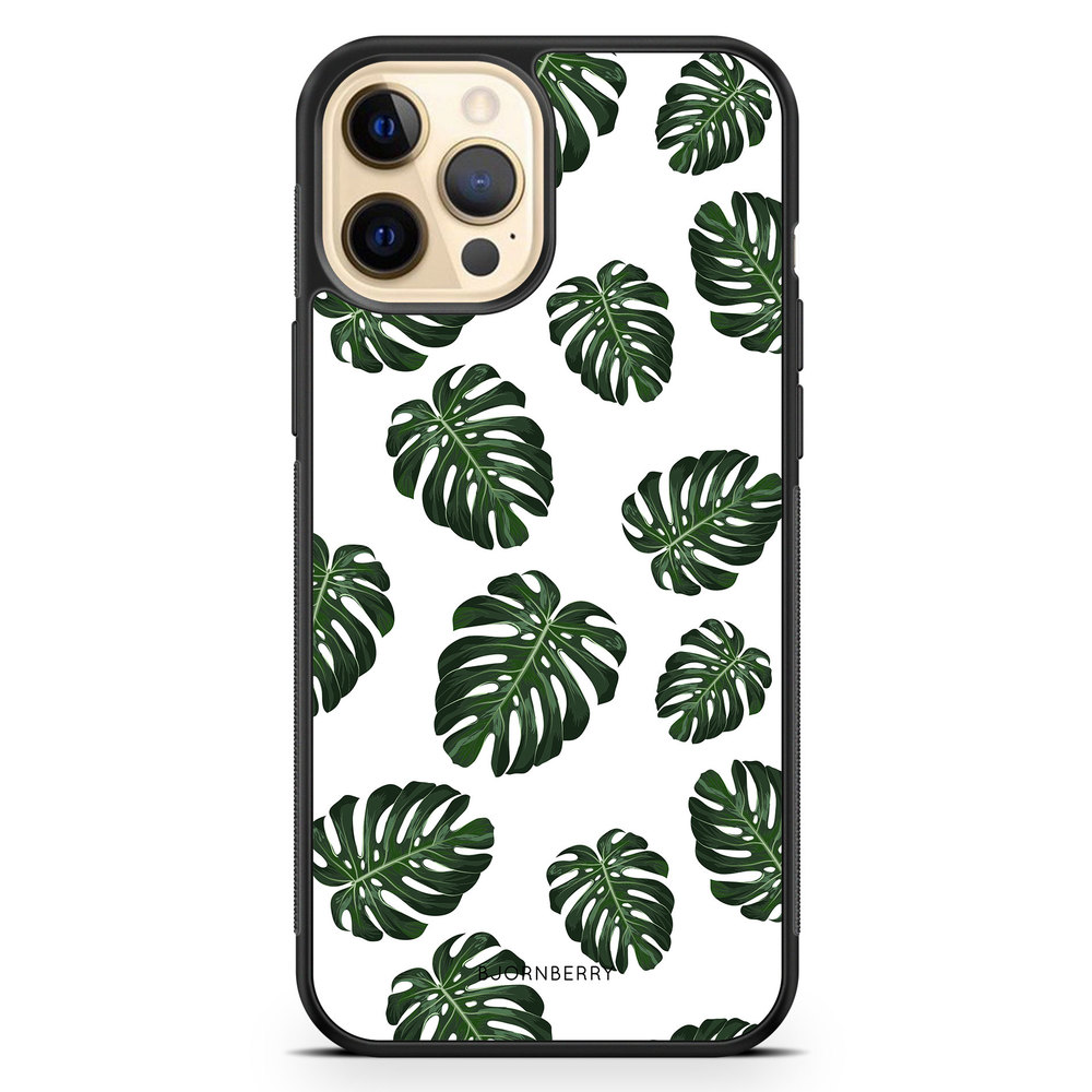iPhone 12 Pro Max Case - Monstera Pattern