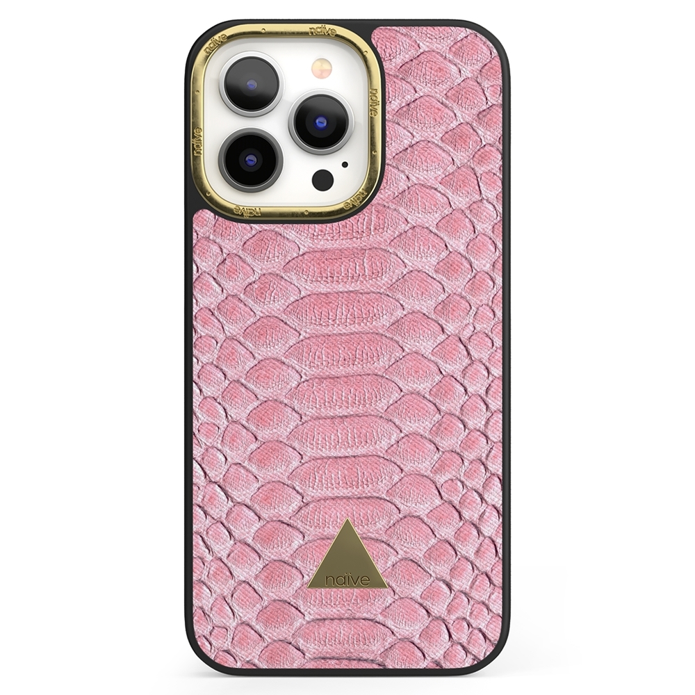 Naive iPhone 13 Pro Case - Salmon Snake