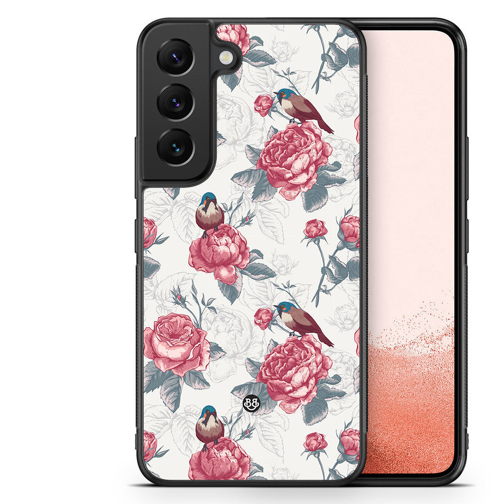 Samsung Galaxy S23 Plus 5G Case - Roses and Birds
