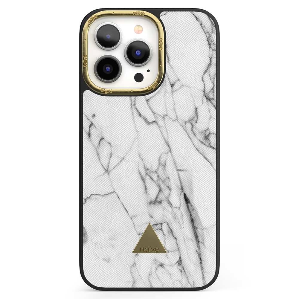 Naive iPhone 13 Pro Case - Milky Marble