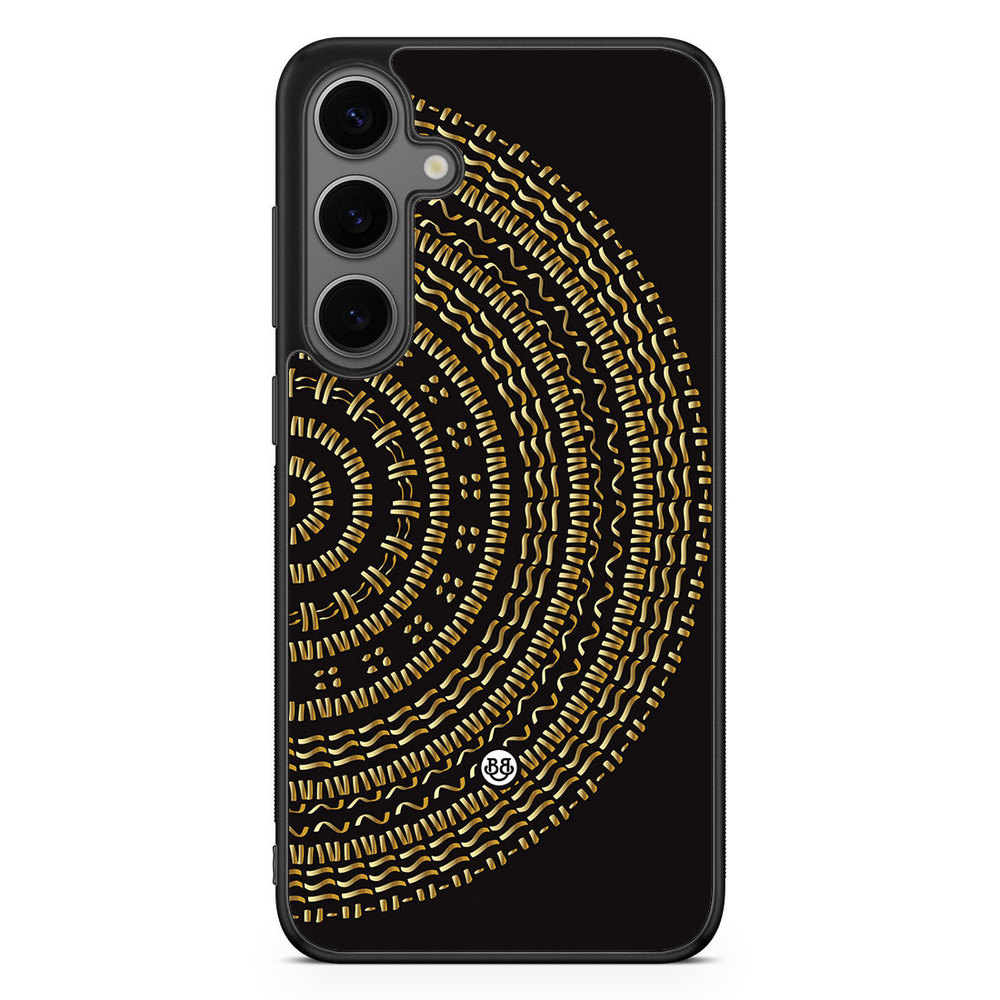Samsung Galaxy S24 Plus Case - Mandala Gold/Black