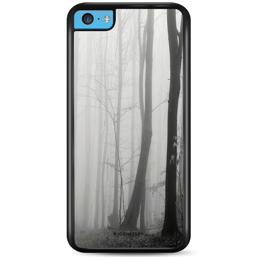 iPhone 5C Case - Black/White Autumn