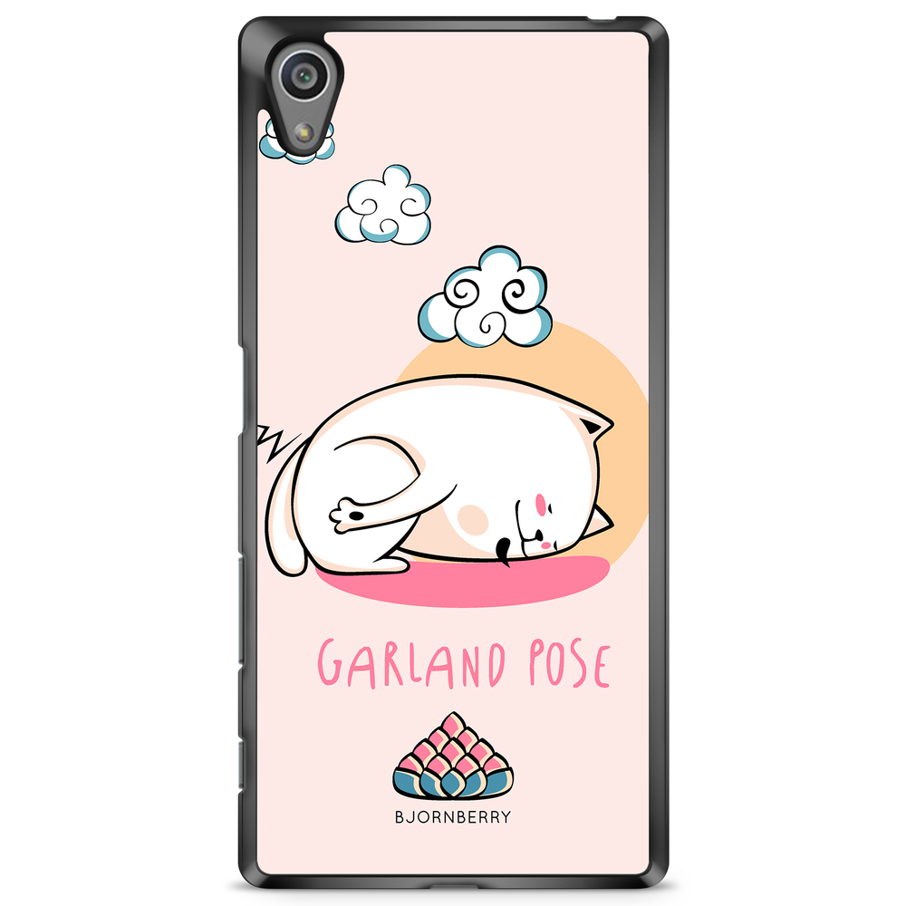 Sony Xperia Z5 Premium Skal - Yoga Cat Garland 