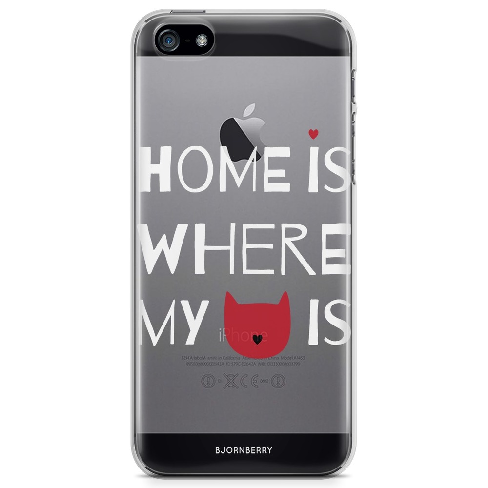 iPhone 5/5S/SE (2016) TPU Case - Home is where..