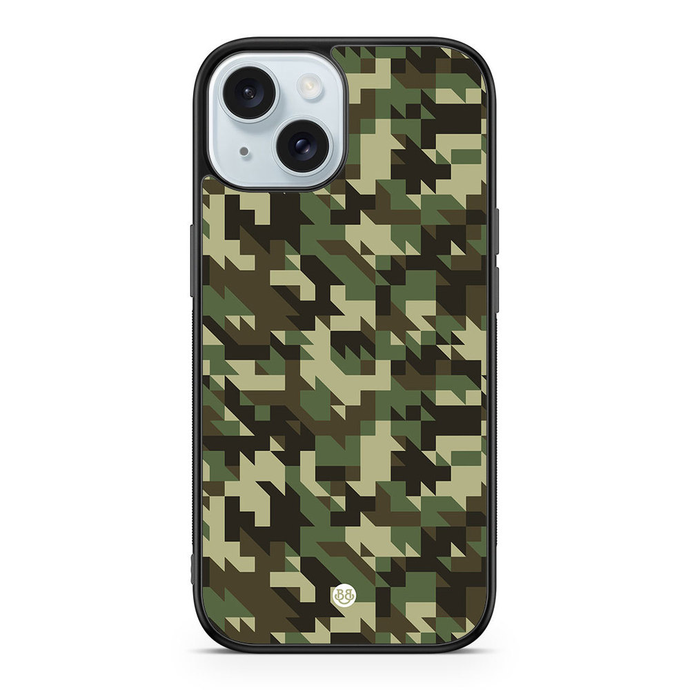 iPhone 15 Case - Houndstooth Camo