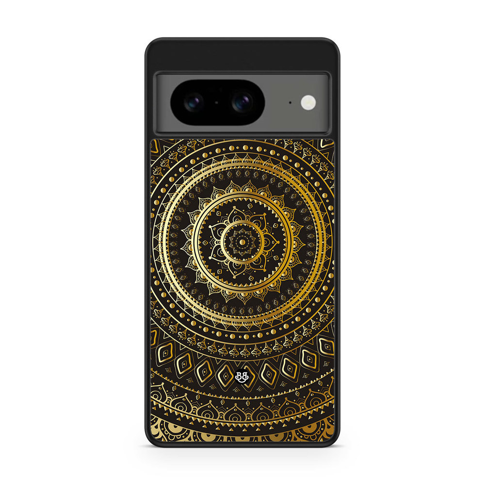 Google Pixel 8 Case - Gold Mandala