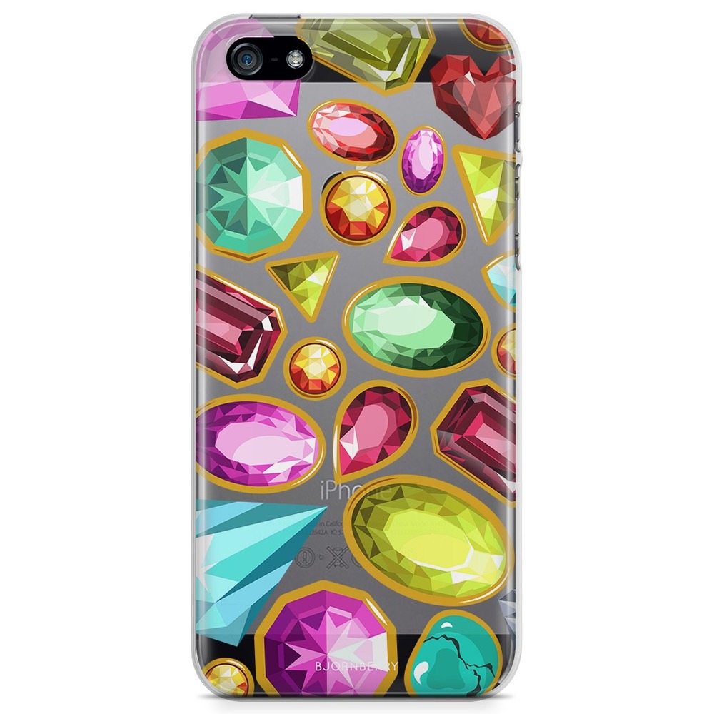 iPhone 5/5S/SE (2016) TPU Case - Diamonds