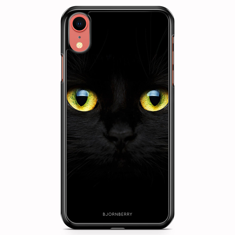 iPhone XR Case - Black Cat Close Up