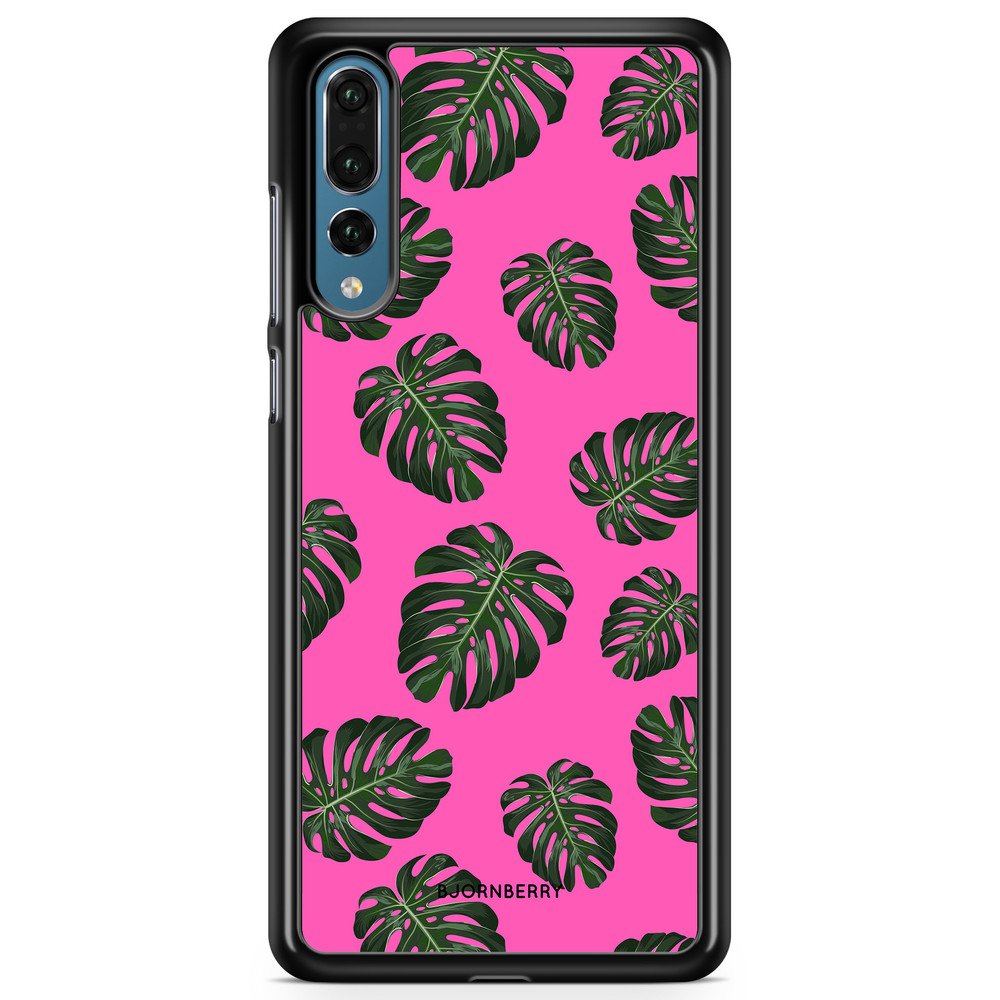 Huawei P20 Pro Case - Monstera Pink