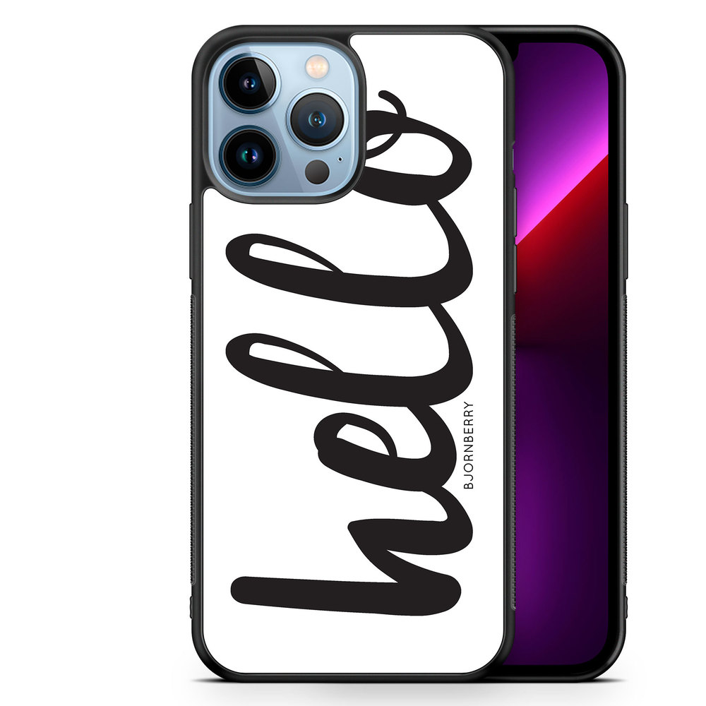 iPhone 13 Pro Max Case - Hello Black