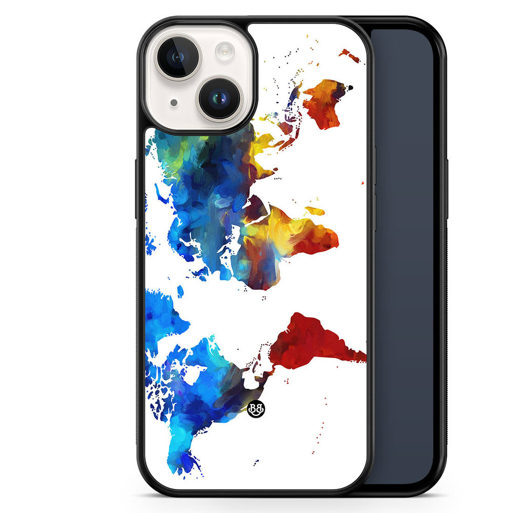 iPhone 14 Case - World Map