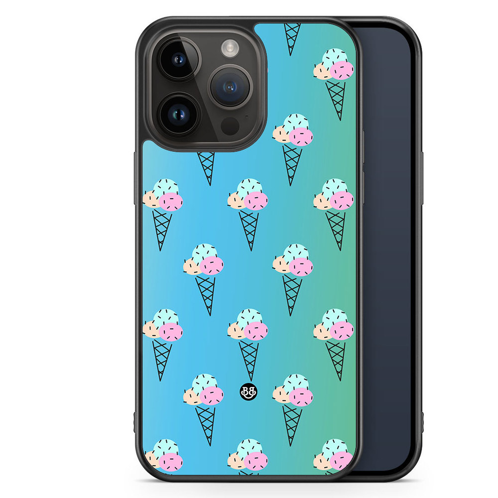 iPhone 14 Pro Max Case - Ice Cream Pattern