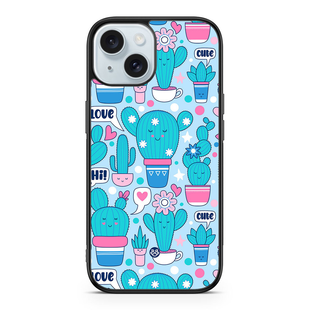 iPhone 15 Case - Cute Cactus