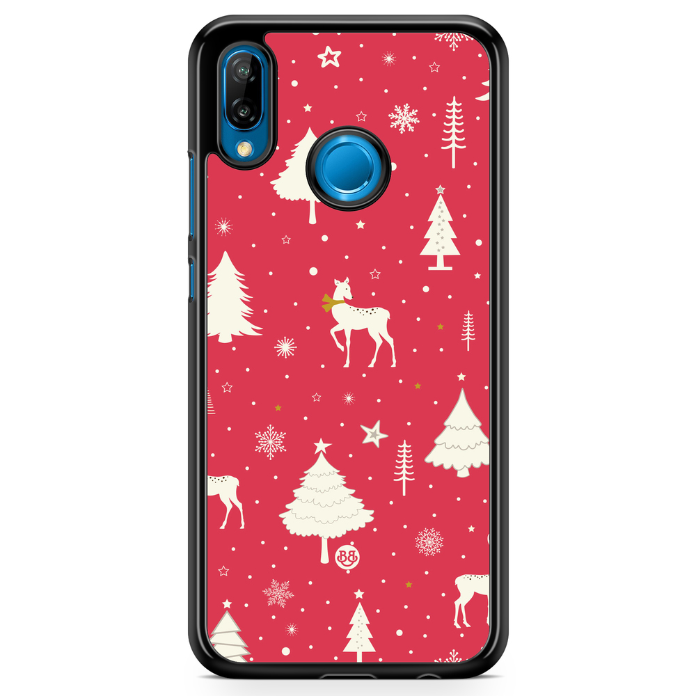 Huawei P20 Lite Case - Red Christmas