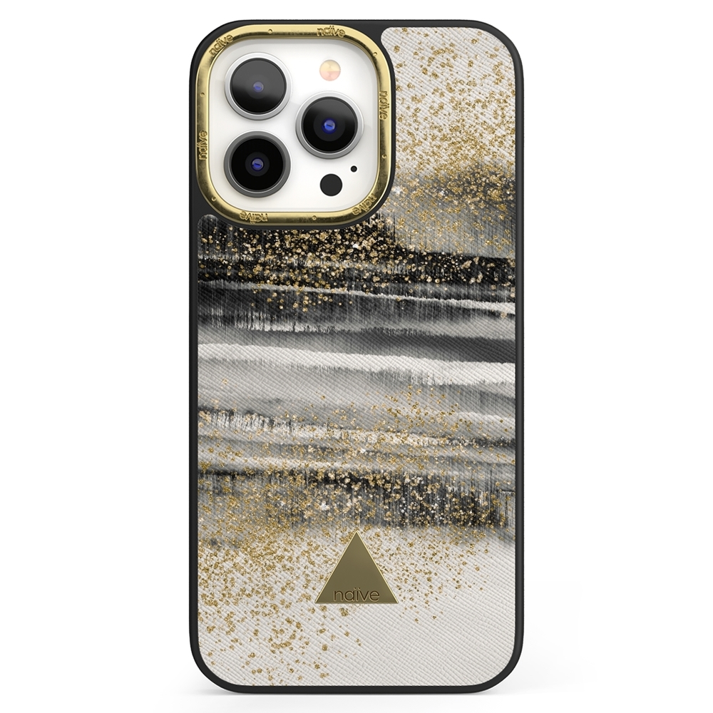 Naive iPhone 13 Pro Case - Sparkly Tie Dye