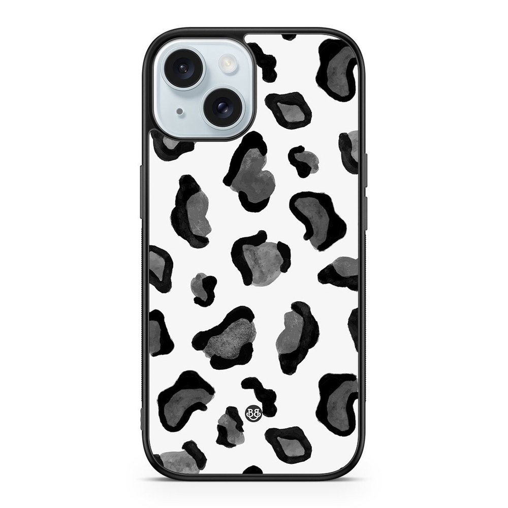 iPhone 15 Case - Grey Leopard