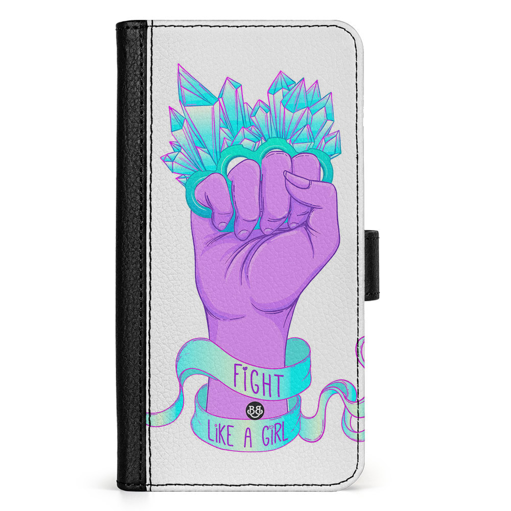 Google Pixel 9 Pro XL Wallet Case - Fight Like A Girl