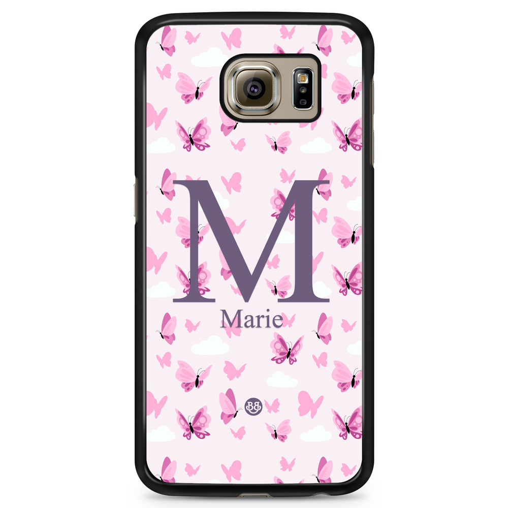 Samsung Galaxy S6 Case Custom - AWAKEN - Butterfly Pink