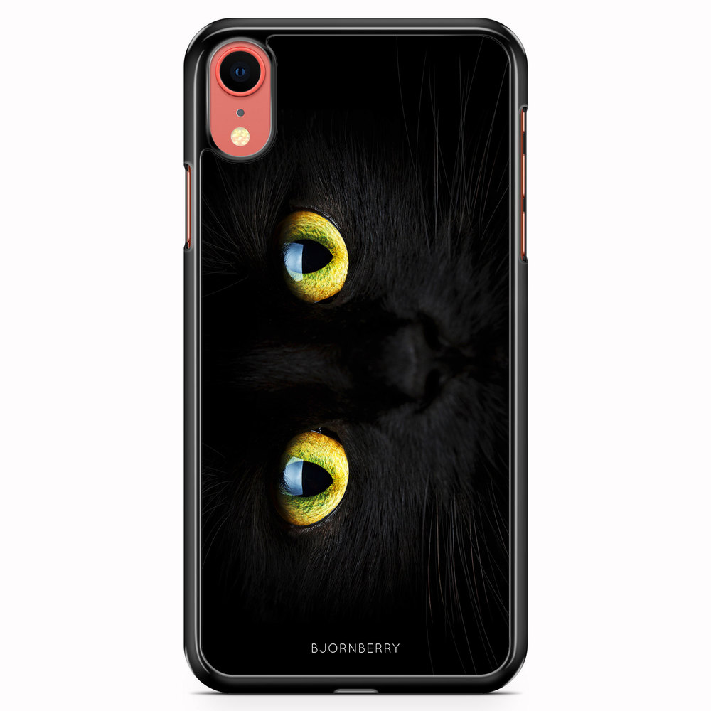 iPhone XR Case - Black Cat Close Up
