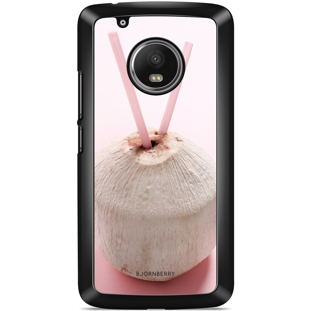 Moto G5 Plus Skal - Rosa Kokosnöt
