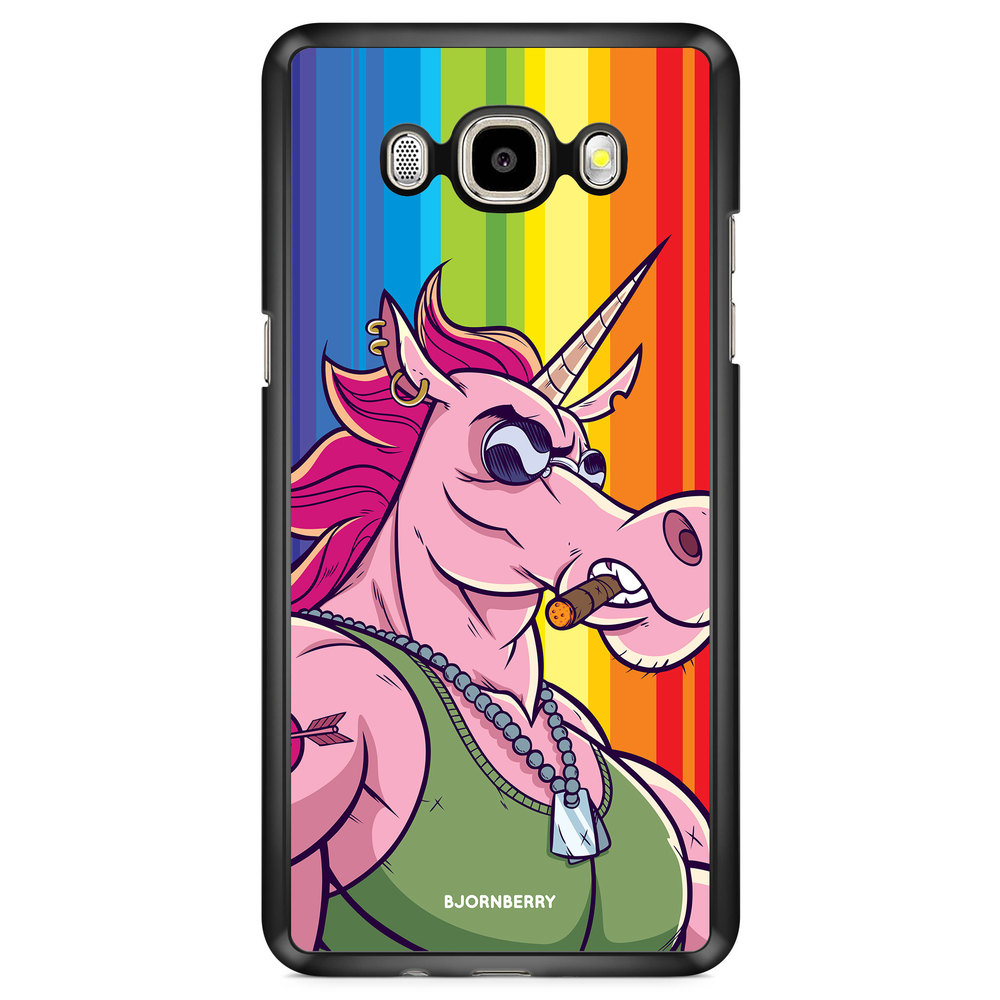 Samsung Galaxy J7 (2016) Case - Muscle Unicorn