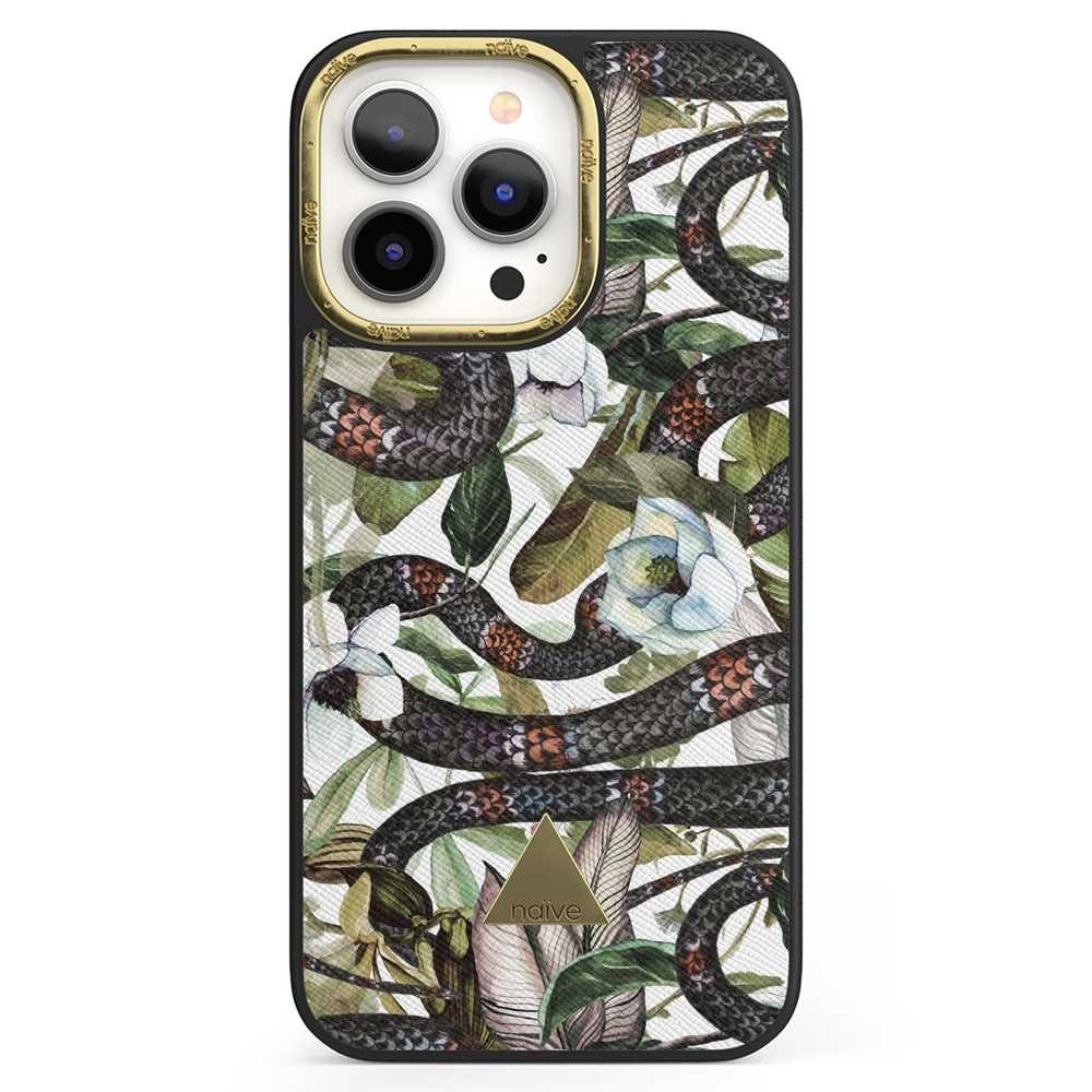 Naive iPhone 13 Pro Case - Jungle Snake
