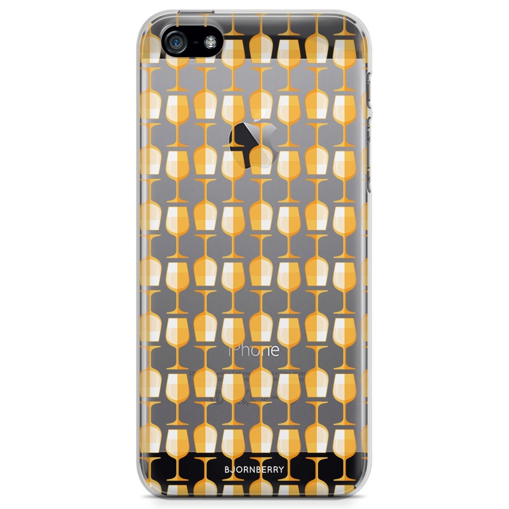 iPhone 5/5S/SE (2016) TPU Case - Wine Glas
