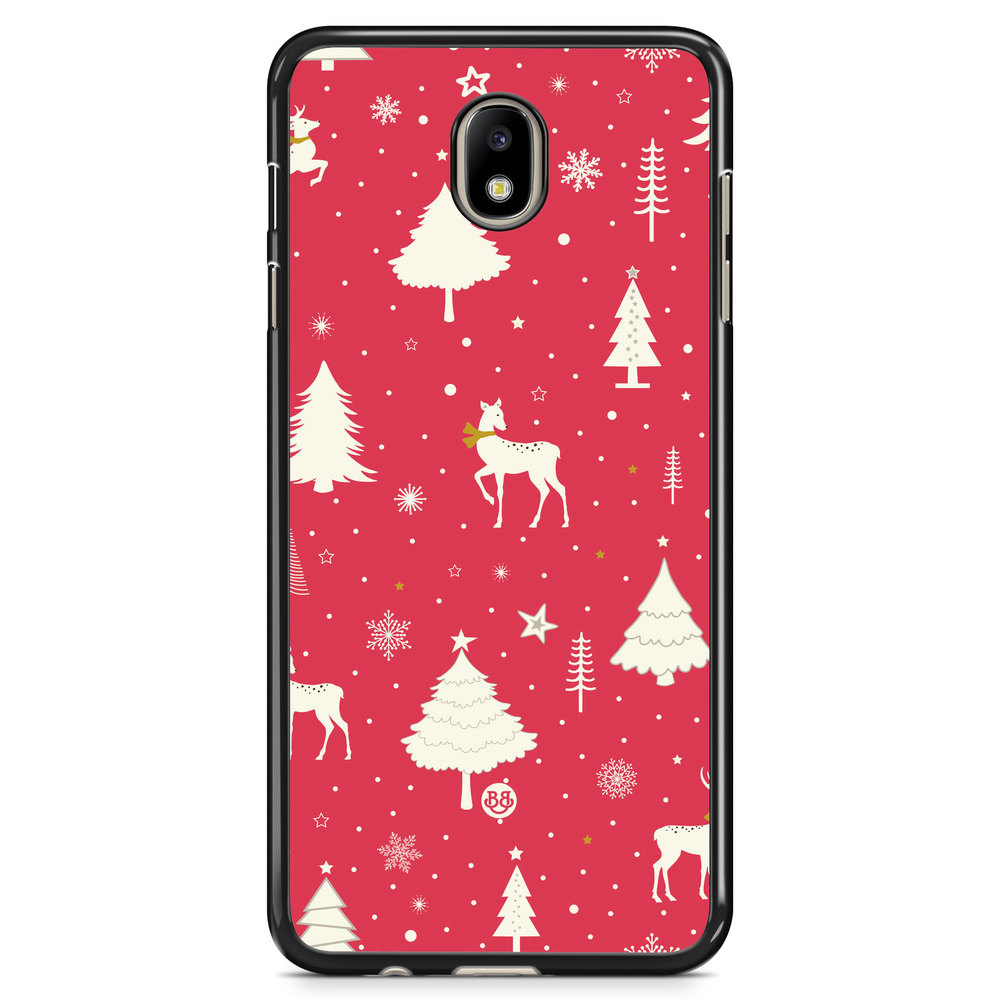 Samsung Galaxy J7 (2017) Case - Red Christmas