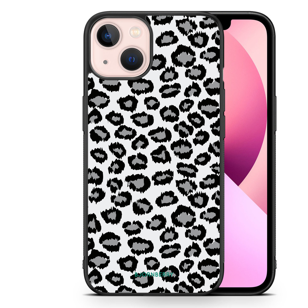 iPhone 13 Case - Gray Leopard