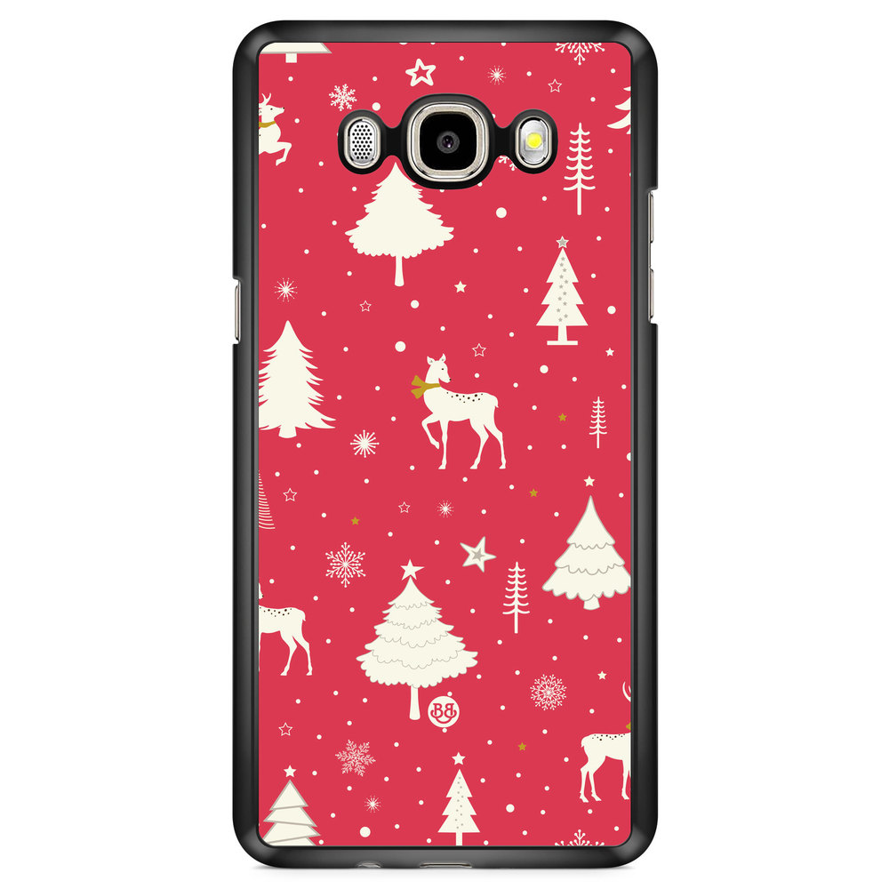 Samsung Galaxy J7 (2016) Case - Red Christmas