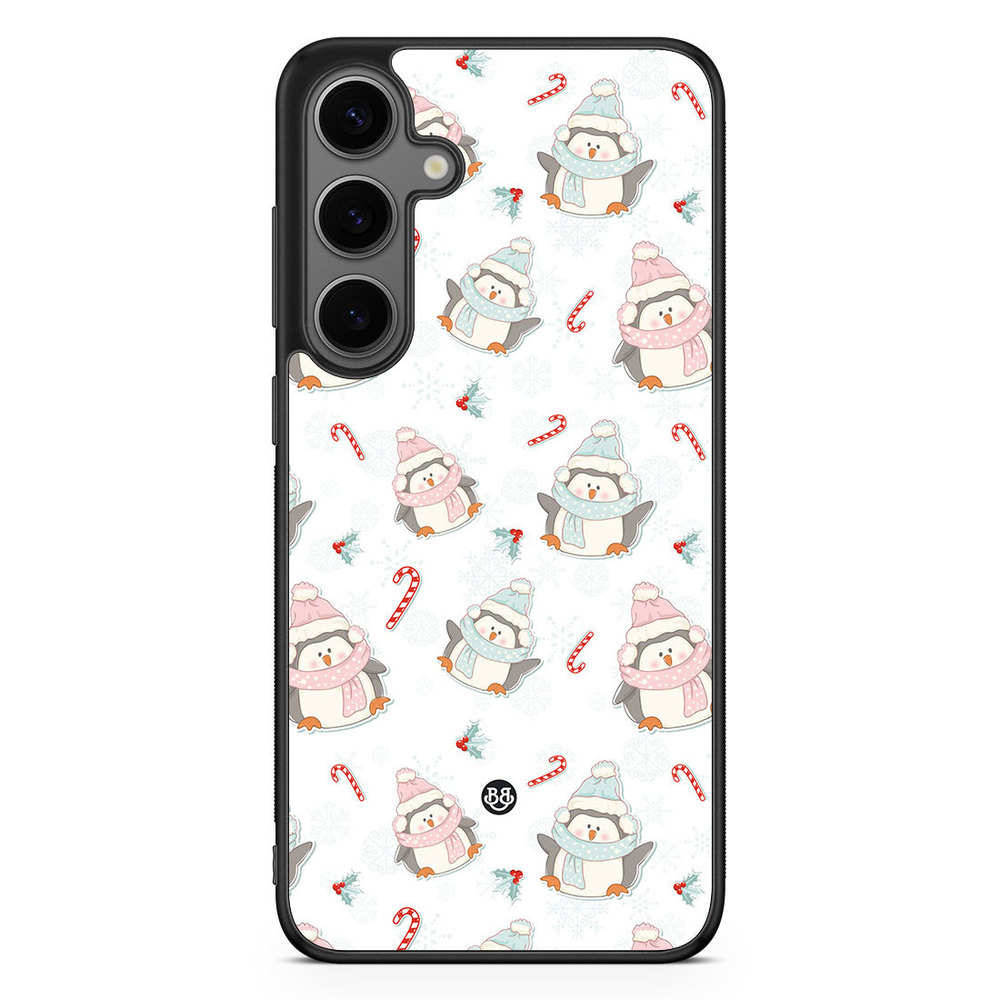 Samsung Galaxy S24 Plus Case - Christmas Penguins