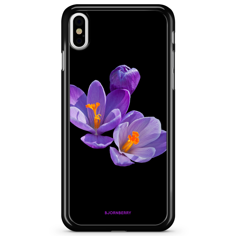 iPhone X / XS Case - Purple Flowers