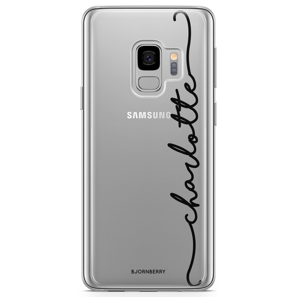 Samsung Galaxy S9 Case Fashion Custom - Vertical Name